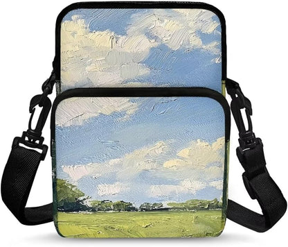 Men's Crossbody Bag, Small Cell Phone Wallet, Women's Shoulder Handbag, Travel Gym Bag
