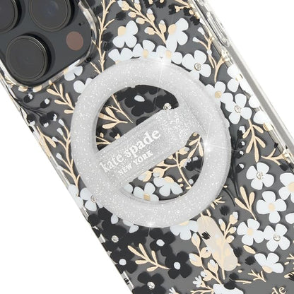 kate spade new york Magnetic Phone Loop Grip - Removable and Collapsible - that Sparkle Silver