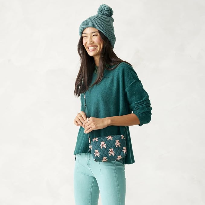 Vera Bradley Women's Premium Cotton Blake Crossbody Bag