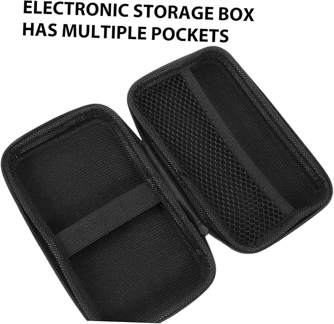 OSALADI 2Pcs Travel Cable Organizer Bags Multi-Partition Electronic Organizer Case for Chargers USB Cables Power Banks Small Accessories Storage