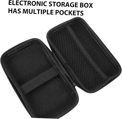 OSALADI 2Pcs Travel Cable Organizer Bags Multi-Partition Electronic Organizer Case for Chargers USB Cables Power Banks Small Accessories Storage