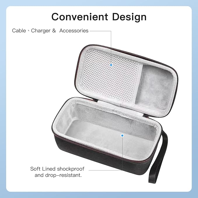 Carrying Case for Anker Prime Power Bank 300W 26,250mAh,Hard Shell Oxford Cloth Protective Carrying Case, Portable Travel Storage Bag for Anker Prime Power Bank,Shockproof,Black
