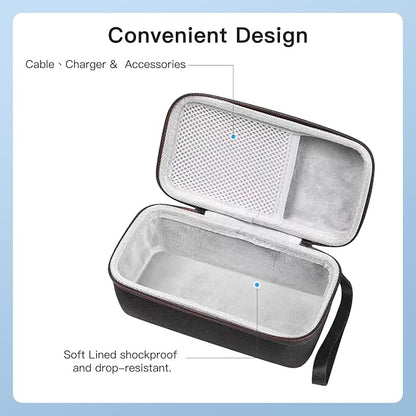 Carrying Case for Anker Prime Power Bank 300W 26,250mAh,Hard Shell Oxford Cloth Protective Carrying Case, Portable Travel Storage Bag for Anker Prime Power Bank,Shockproof,Black