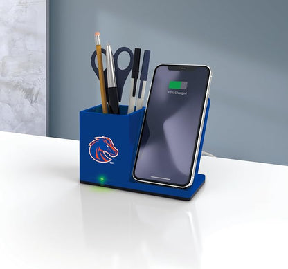 SOAR NCAA Unisex Wireless Charging Stand with Desktop Organizer