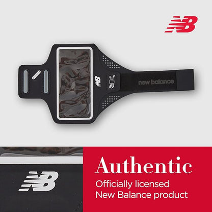 New Balance Cell Phone Armband, Cell Phone Holder for Running, Black, One Size
