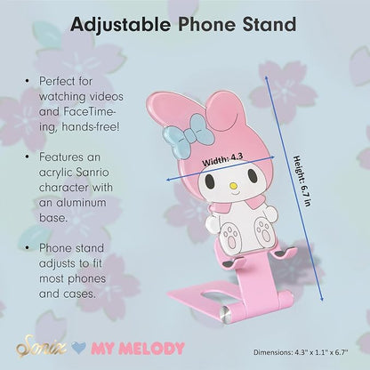 Sonix x Sanrio Character Phone Stand | Adjustable Cell Phone Holder, Desk Stand, Dock | My Melody