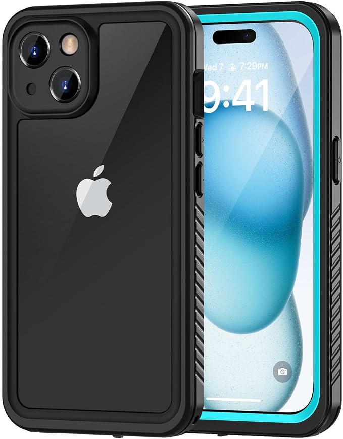 Lanhiem IP68 Waterproof Case for iPhone 15