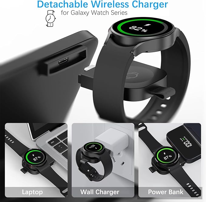 for Samsung Galaxy Z Fold 7 6 5 4 Wireless Charger Station, 3 in 1 Foldable Charging Stand Fast Charging Dock for Galaxy Z Flip 7 6 5 4 / Z Trifold/Galaxy S25/S26 Ultra/Galaxy Watch/Galaxy Buds