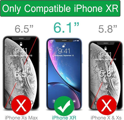 Battery Case for iPhone XR, Upgraded 10000mAh Rechargeable Portable Charging Case with Wireless Charging Compatible for iPhone XR (6.1 inch) with Carplay Extended Battery Pack Charger Case (Black)