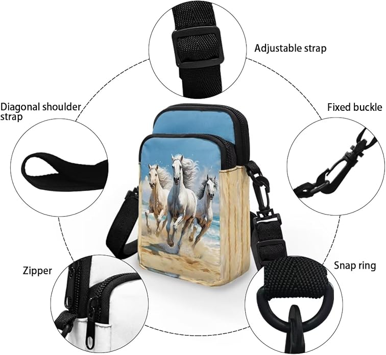 DISNIMO Small Crossbody Bags for Women Trendy Cross Body Cell Phone Shoulder Bags Purses with Adjustable Strap