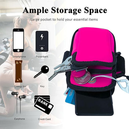 Phone Holder for Running Armband Cell Phone Holder,2 Pack Small Purses for Women Crossbody Kids,iPhone 17 16 16e 15 14 13 12 11 Pro Max Xs Xr X Plus Mini Galaxy Ultra Note Bags Gym Arm Bands