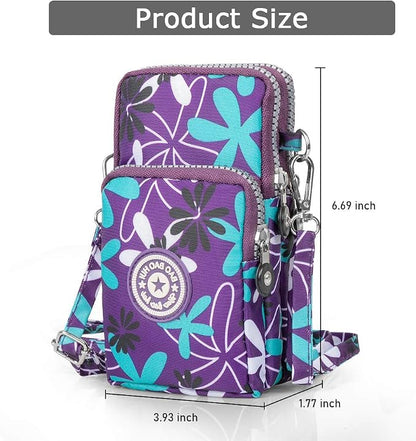 Sports Armband Outdoor Sweat-Proof Running Armbag Cross-Body Shoulder Casual Wallet Purse Gym Fitness Cell Phone Bag Key Holder for iPhone 13 Pro/ 12 Pro/Xs Max/Xr,Galaxy S10 Plus, P30 Pro(#18)