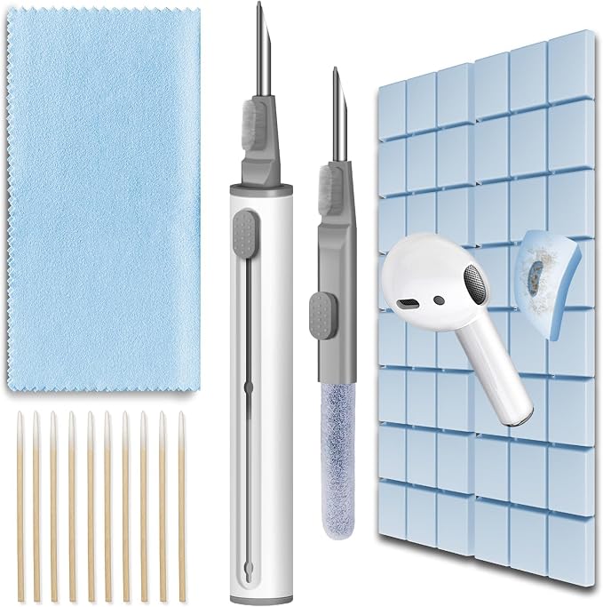 Cleaning Putty, Phone Cleaning Kit with Clean Pen, Remove Ear Wax & Dirt & Gunk from Device's Small Crevices, for AirPod Cleaner Kit for Airpods Charging Case/Headphones/Electronics