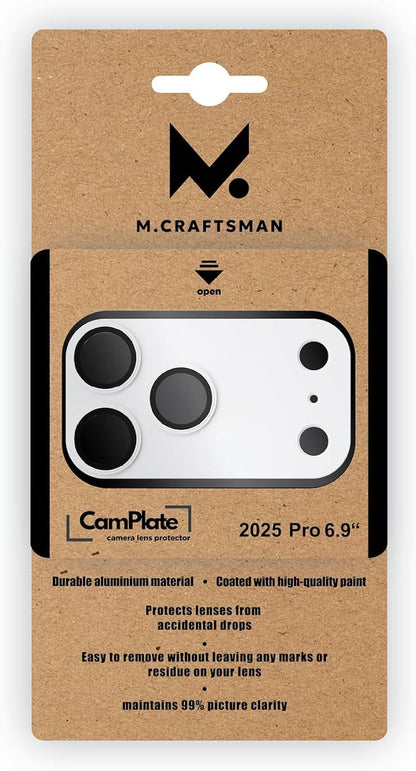 for iPhone 17 Pro Max Camera Lens Protector | Aerospace-Grade Aluminium | Full Protective Cover | Anti-Glare Sapphire Glass |Finish White
