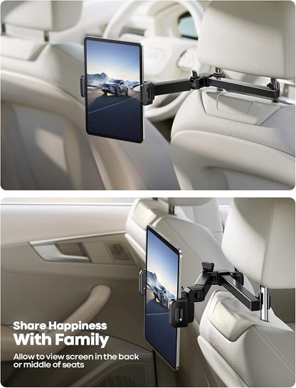 Lamicall 2024 Magnetic Twinkle Ring Phone Holder + Car Headrest Tablet Holder