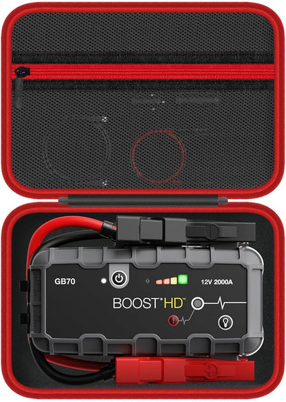 Hard Case for Boost GB70 / Boost X GBX75 UltraSafe Car Battery Jump Starter, Portable Storage Jump Starter Box (Case Only)