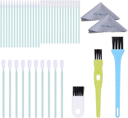 Wisdompro 45 Pcs Cell Phone Cleaning Kit, USB Charging Port Cleaner and Headphone Jack Brush Tool Set for Phones, Tablets, Earbuds, Laptops and Other Electronics