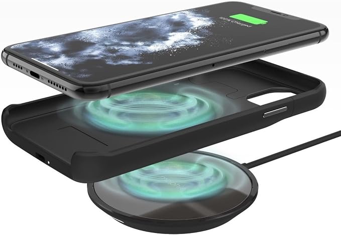 mophie 401004407 Juice Pack Access - Ultra-Slim Wireless Charging Battery Case - Made for Apple iPhone 11 Pro Max - Black