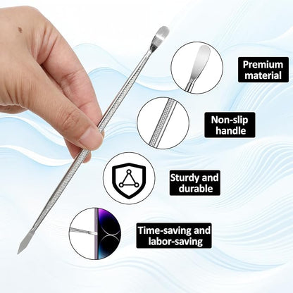Mobile Cell Phone Repair Tools Kit, 7Pieces Metal Spudger Pry Tool Antistatic Spudger Plastic Metal Pry Opening Tool for Electronics Repair Smartphone Laptop Hand Open Replace Screen Battery