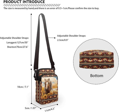 DISNIMO Small Crossbody Bags for Women Trendy Cross Body Cell Phone Shoulder Bags Purses with Adjustable Strap