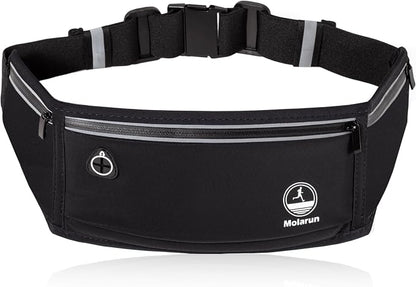 Slim Running Belt Fanny Packs for Women Men, Phone Holder for Running Hiking