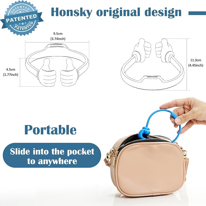 Honsky Thumbs-up Cell Phone Stand, Pack of 7, Universal Flexible Multi-Angle Cute Desk Desktop Phone Holder, Compatible with Android Switch Nintendo Tablet, Assorted Colors, Bundle