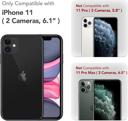 Magnetic for iPhone 11 Phone Case Silicone, Compatible with MagSafe, [Full Camera Protection][Screen Protector] Slim Shockproof Protective Case for iPhone 11 6.1", Chalk Pink