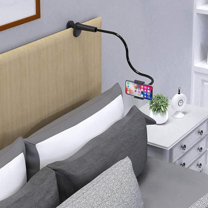 “Gooseneck Phone Holder with Clamp Mount – 360° Flexible Arm Stand for iPhone & Android, Desk Phone Mount”