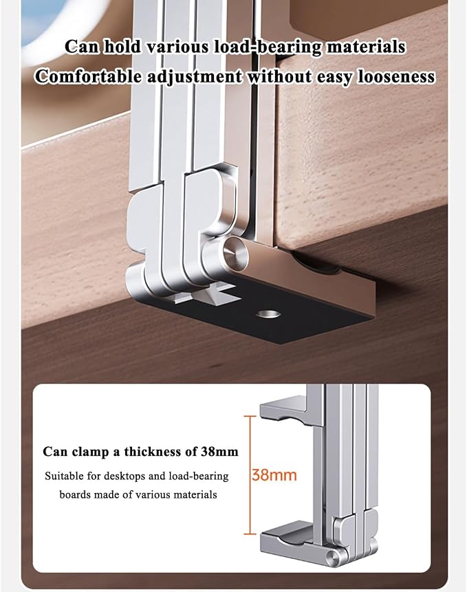Magnetic Tripod for iPhone 16/15/14/13/12 Plus Pro Max Series,Aluminium Mini Magnetic Phone Tripod for iPhone & MagSafes,360° Adjustable Magic Clip Folding Magnetic Phone Stand,1/4" Screw