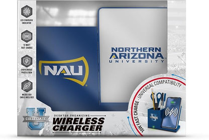SOAR NCAA Unisex Wireless Charging Stand with Desktop Organizer