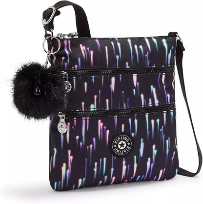 Kipling Women’s Abanu Multi Crossbody Bag, Lightweight, Adjustable Nylon Waist Pack with Multi-Compartment Zip Pockets