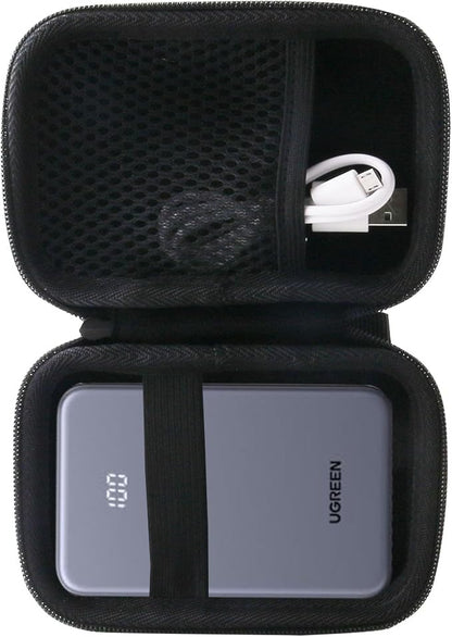 WERJIA Travel Hard Case for Anker Nano Power Bank Ultra-Slim 5,000mAh /MagGo Power Bank, Ultra-Slim 10,000mAh/ Zolo Magnetic Power Bank, 10,000mAh MagGo Power Bank (for A1665)