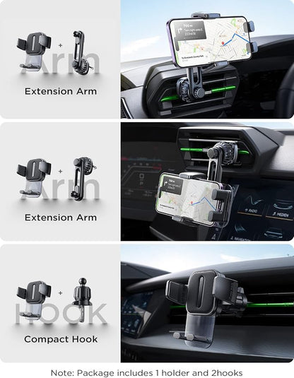 LISEN for MagSafe Car Mount Magnetic Phone Holder for Your Car Magnet Air Vent Cell Phone Holder Mount Car Accessories Gift for Men Women fit iPhone 17-12 Dashboard Mount Kits