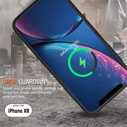 Battery Case for iPhone XR, Upgraded 10000mAh Rechargeable Portable Charging Case with Wireless Charging Compatible for iPhone XR (6.1 inch) with Carplay Extended Battery Pack Charger Case (Black)