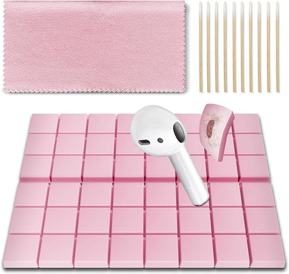 Cleaning Putty, Phone Cleaning Kit, Remove Ear Wax & Dirt & Gunk from Device's Small Crevices, for AirPod Cleaner Kit for Airpods Charging Case/Headphones/Phone/Electronics(Pink)