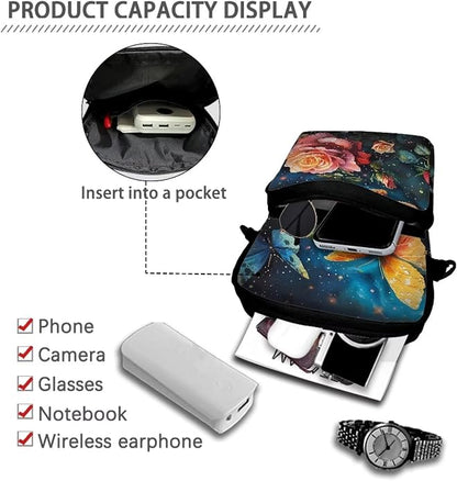 Men's Crossbody Bag, Small Cell Phone Wallet, Women's Shoulder Handbag, Travel Gym Bag