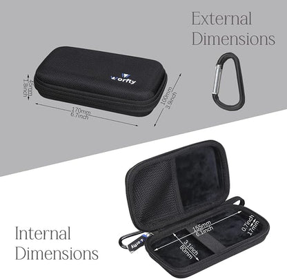 Portable Bank Charger Case for YILANS for OHOVIV for Charmast for VRURC for SABANI for CFIAI for RGVOTA for IAPOS Portable Charger Power Bank, Case Only (Black) (Black)