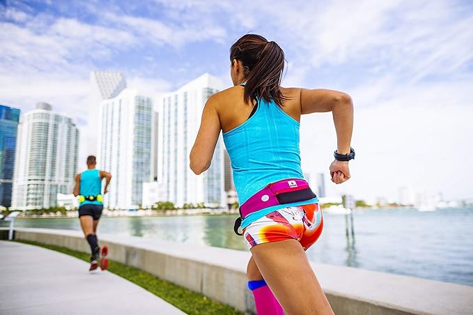 Nathan 5K Runner's Waist Pack, Nathan Running Belt Essentials for Women and Men | Smartphone Storage | Adjustable | Reflective