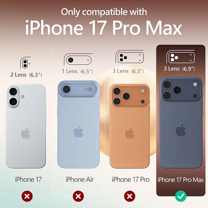FireNova Magnetic for iPhone 17 Pro Max Case, Compatible with MagSafe, [Integrated Silicone Camera Control Button] [Camera Protection] Anti-Scratch Microfiber Lining Phone Case, 6.9", Pinksand