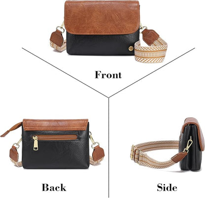 MINICAT RFID Blocking Small Crossbody Bags for Women Vegan Leather Mini Travel Purses Cell Phone Purse Cross Body Bag