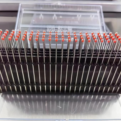 ESD Professional Stainless Steel Gel Swab Sticks for Cleaning Camera Lenses, sensors, PCB, SMT, semiconductors and Particularly Sensitive Electronics. (Red-100Packs, Electrostatic adsorption)