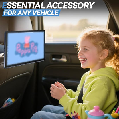 XUKEY Magnetic Car Phone Holder Headrest Mount Universal Car Back Seat Holder Adjustable Hands-Free Vehicle Phone Holding Mount for iPhone 16 15 14 13 12 Pro Max Samsung