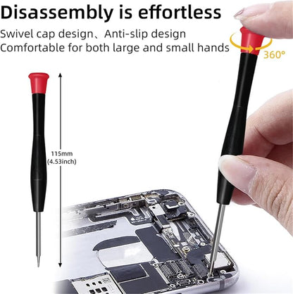 EFAITHFIX 22 in 1 Repair Tool Kit, 22-Piece Opening Pry Tool Screwdriver Set, Electronics Magnetic Precision Screwdriver Set for iPhone,iPad,Computer,Cell Phone,Laptop,Tablet,MacBook,Watch,Camera, etc