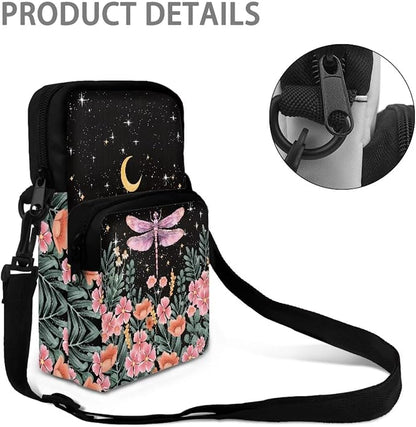Men's Crossbody Bag, Small Cell Phone Wallet, Women's Shoulder Handbag, Travel Gym Bag
