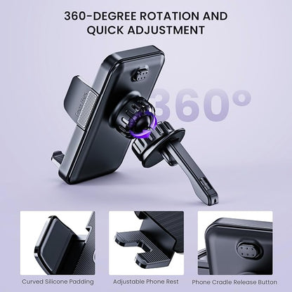 Car Phone Holders for Car Air Vent Phone Mount Universal Automotive Accessories Car Mount Cradles Fit for iPhone Android Smartphones