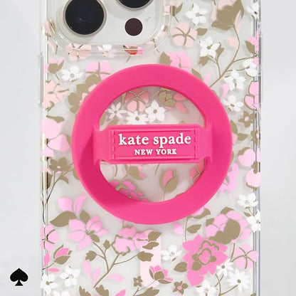 kate spade new york Magnetic Phone Loop Grip - Removable and Collapsible - Pom Pom Pink