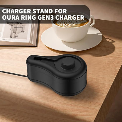Oura Ring Gen3 Charger Protector - Silicone Case Compatible with Sizes 6-13, Dock Station Holder