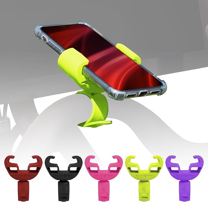 Silicone Bike Phone Holder Designed for Peloton and Exercise Bike- Cell Phone Mount for Stationary Exercise Bike Accessories