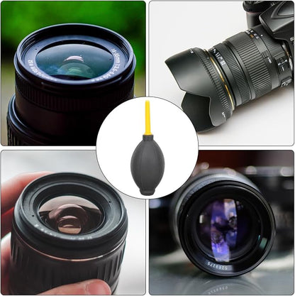 Camera Air Blower Dust Cleaner 2.17 Inch Bulb Pump for DSLR Lens Keyboard Mobile Phone Screen Cleaning Tool with Ergonomic Grip