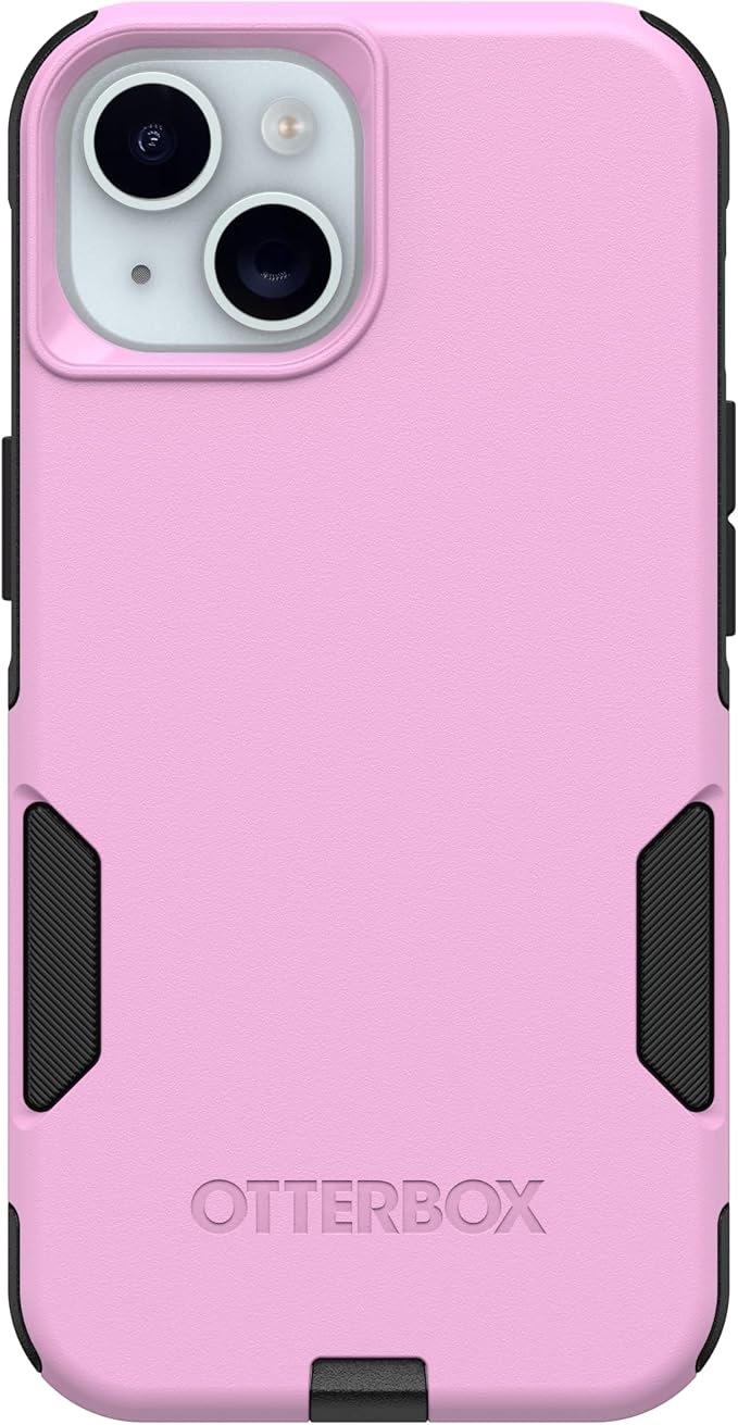 OtterBox iPhone 17e, iPhone 16e, iPhone 15, iPhone 14, & iPhone 13 Commuter Series Case - Lavender Eclipse (Pink & Black) - Slim & Tough - Pocket-Friendly - with Port Protection